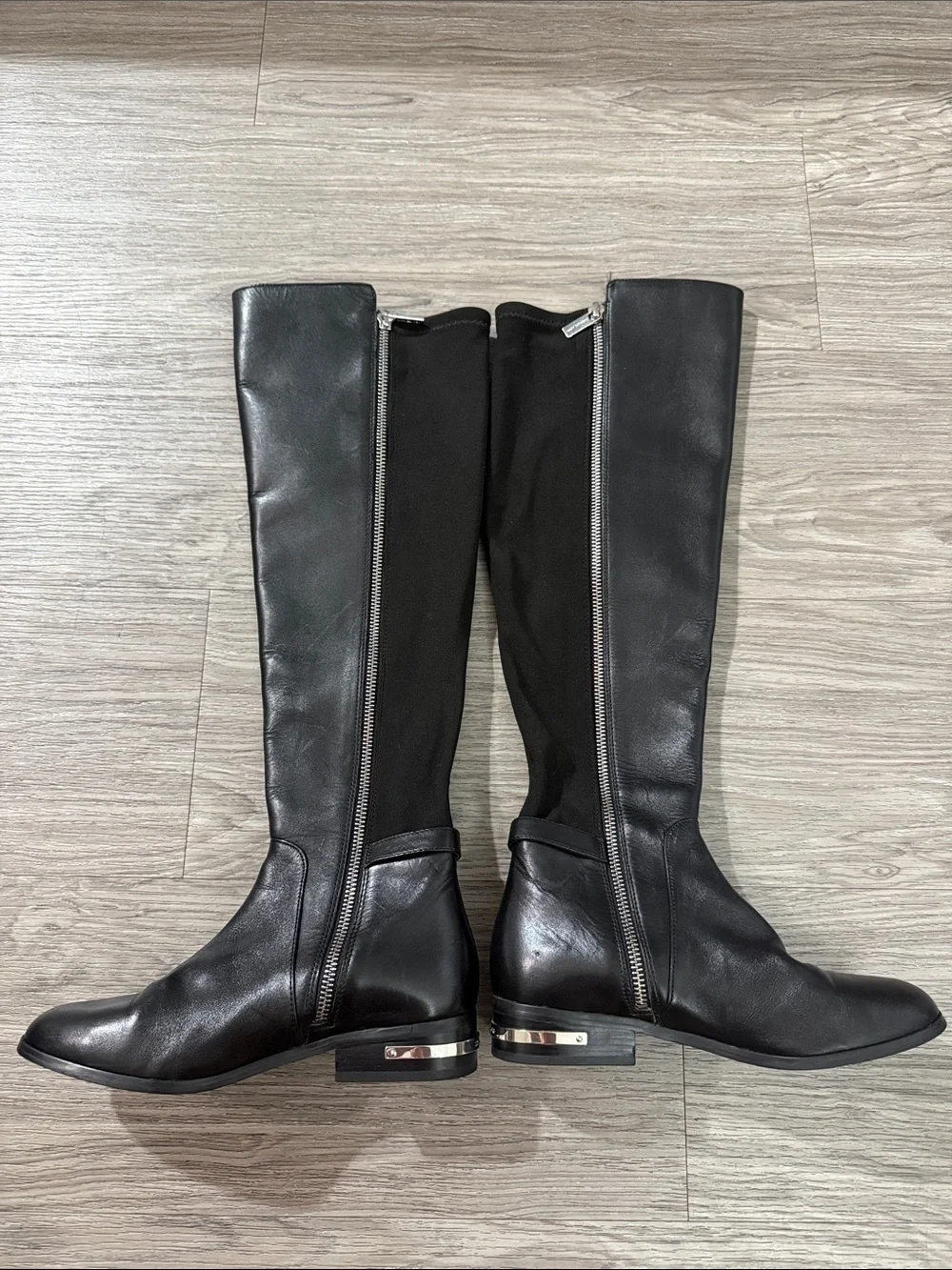Michael Kors Hamilton Leather Knee High Riding Boots Sz 5